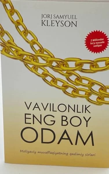 «Vavilonlik eng boy odam» kitobining muqovasi